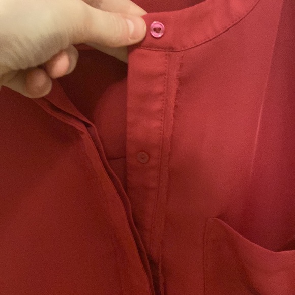 Simply Vera pink blouse medium - Picture 5 of 10